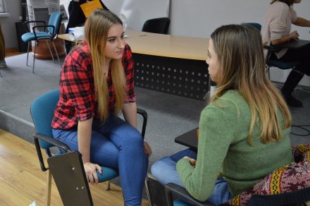 Zajęcia podczas warsztatów w Wiśle